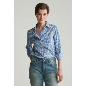 ING GANT REG FLORAL PRINT COT VOILE SHIRT PERFECT BLUE kép