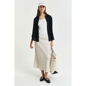 SZOKNYA GANT LINEN BLEND SKIRT PUTTY kép