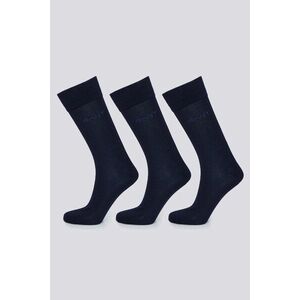 ZOKNI GANT MERCERIZED COTTON SOCKS 3-PACK MARINE kép