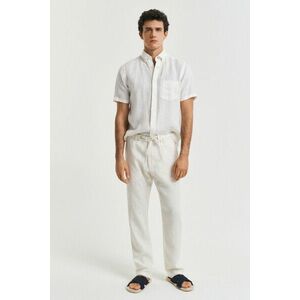 NADRÁG GANT RELAXED LINEN DS PANTS CREAM kép