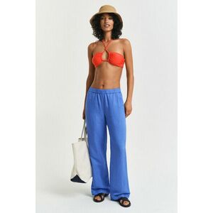 NADRÁG GANT REL LINEN BLEND PULL ON PANTS PERFECT BLUE kép