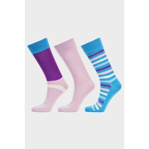 ZOKNI GANT COLOR BLOCK STRIPE SOCKS 3-PACK DAY BLUE kép