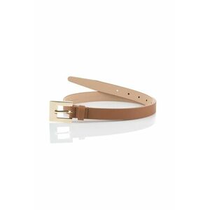 ÖV GANT SQUARE BUCKLE SLIM BELT CINNAMON BROWN kép