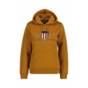 MELEGÍTŐ FELSŐ GANT REL ARCHIVE SHIELD HOODIE CINNAMON BROWN kép