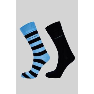 ZOKNI GANT BARSTRIPE AND SOLID SOCKS 2-PACK CAPRI BLUE kép