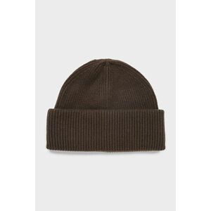 SAPKA GANT WOOL RIBBED BEANIE RICH BROWN kép