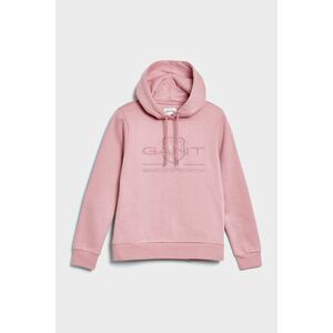 MELEGÍTŐ FELSŐ GANT REG TONAL SHIELD HOODIE CALIFORNIA PINK MELANGE kép