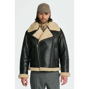 DZSEKI GANT HEAVY SHEARLING JACKET BLACK kép