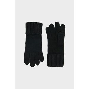 KESZTYŰ GANT WOOL KNIT GLOVES BLACK kép