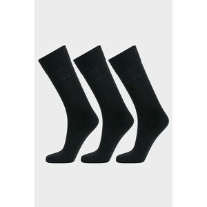 ZOKNI GANT SOFT COTTON SOCKS 3-PACK BLACK kép