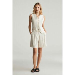 RÖVIDNADRÁG GANT PINSTRIPE LINEN SHORTS EGGSHELL kép