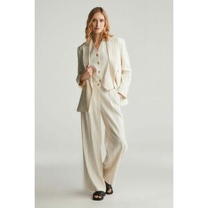 NADRÁG GANT PINSTRIPE LINEN PANT EGGSHELL kép