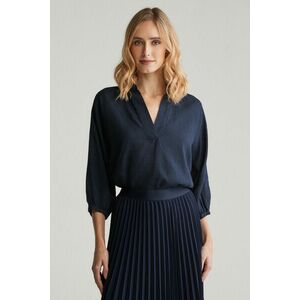 BLÚZ GANT LINEN SS BLOUSE EVENING BLUE kép