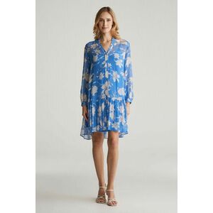 RUHA GANT SHEER FLORAL PRINT DRESS PERFECT BLUE kép