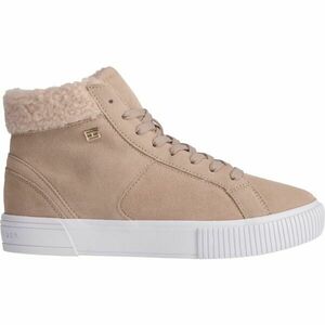 Tommy Hilfiger VULC SUEDE SNEAKER HI Női teniszcipő, bézs, méret kép