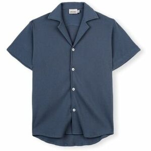 Hosszú ujjú ingek Imago Waffle Shirt - Blue kép