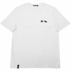 Pólók / Galléros Pólók Organic Monkey x MAU FEITIO T-Shirt - White kép