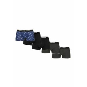 Urban Classics Boxeralsók kék / szürke / fekete kép