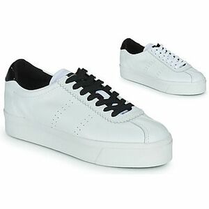 Rövid szárú edzőcipők Superga WHITE BLACK kép