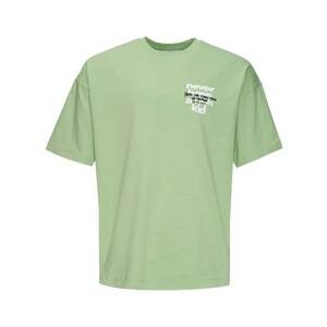 Multiply Apparel Póló pasztellzöld / fekete / fehér kép