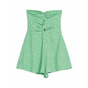 Bershka Kezeslábas világoszöld / fehér kép