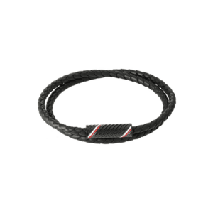 TOMMY HILFIGER Karkötő piros / fekete / fehér kép