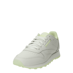 Reebok Rövid szárú sportcipők 'CLASSIC' világoszöld / piszkosfehér kép