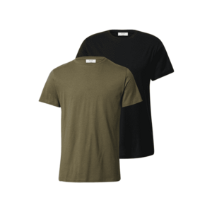 DAN FOX APPAREL Póló 'Piet' zöld / fekete kép