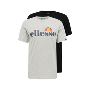 ELLESSE Póló 'Prado' tengerészkék / szürke melír / narancs / fekete kép