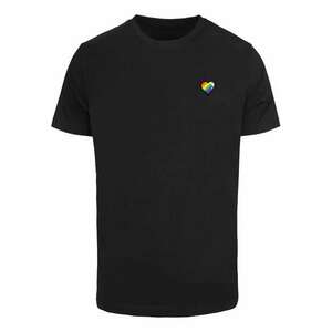 Mister Tee Póló 'Glossy Heart Pride' kék / lila / korál / fekete kép