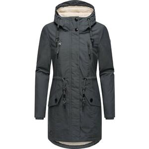 Ragwear Téli parka 'Elsie' ekrü / sötétszürke kép