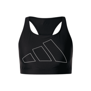 ADIDAS PERFORMANCE Sport bikini felső 'Big Bars' fekete / fehér kép
