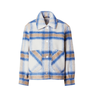 Lee Átmeneti dzseki 'CROPPED WOOL JACKET' teveszín / elefántcsont / kék kép