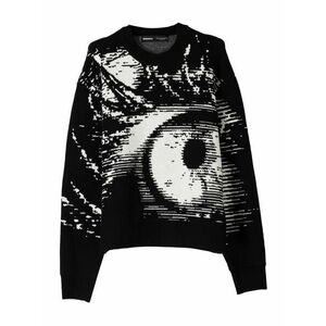 Bershka Pulóver fekete / fehér kép