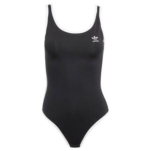 ADIDAS ORIGINALS Rövid body 'Adicolor' fekete / fehér kép