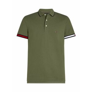 TOMMY HILFIGER Póló khaki / piros / fekete / fehér kép
