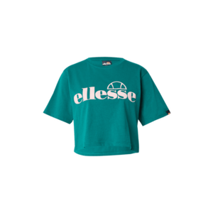 ELLESSE Póló 'Silo' sötétzöld / rózsaszín kép