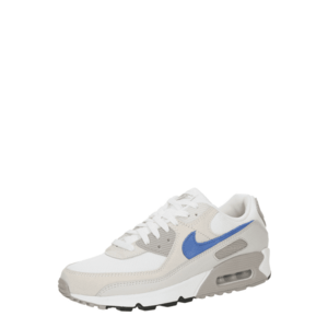 Nike Sportswear Rövid szárú sportcipők 'AIR MAX 90' világos bézs / sötét bézs / királykék / fehér kép
