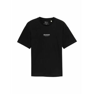 TOM TAILOR DENIM Póló fekete / fehér kép