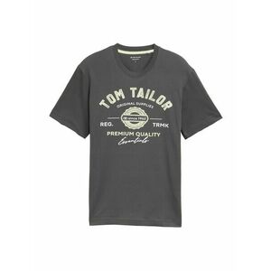 TOM TAILOR Póló szürke / fehér kép