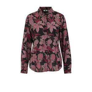 WE Fashion Blúz magenta / fáradt rózsaszín / fekete / fehér kép