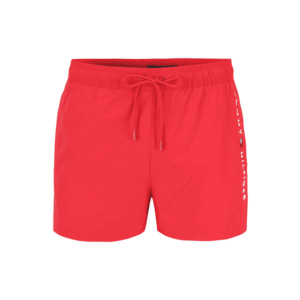 Tommy Hilfiger Underwear Rövid fürdőnadrágok piros / fehér kép