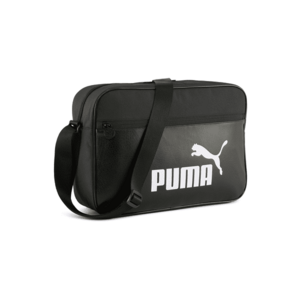 PUMA Válltáska 'Campus' fekete / fehér kép