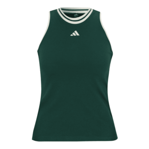 ADIDAS PERFORMANCE Sport top 'Heritage' sötétzöld / fehér kép