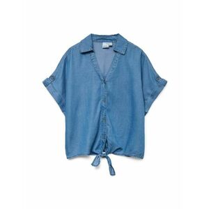 VERO MODA Blúz 'FLEUR' kék farmer kép