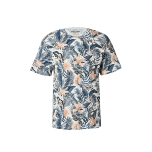 JACK & JONES Póló 'JJEBryan' zafir / pasztellzöld / fáradt rózsaszín / fehér kép