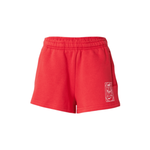 Nike Sportswear Nadrág tűzpiros / fehér kép