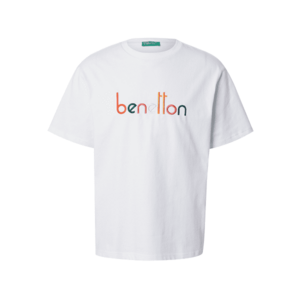 UNITED COLORS OF BENETTON Póló zöld / narancs / rózsaszín / fehér kép