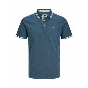Jack & Jones Plus Póló 'JJEPAULOS' tengerészkék / pasztellzöld / fehér kép
