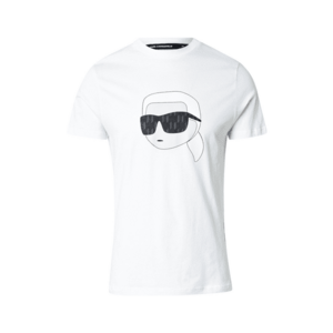 Karl Lagerfeld Póló elefántcsont / fekete / fehér kép